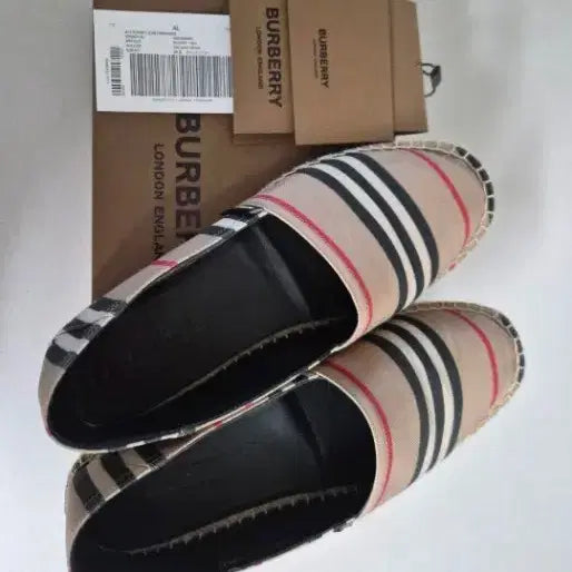 [BUNJANG] Burberry Icon Stripe Espadrilles (Size 36.5) / (정품)버버리아이콘 스트라이프 에스파듀 (36.5)
