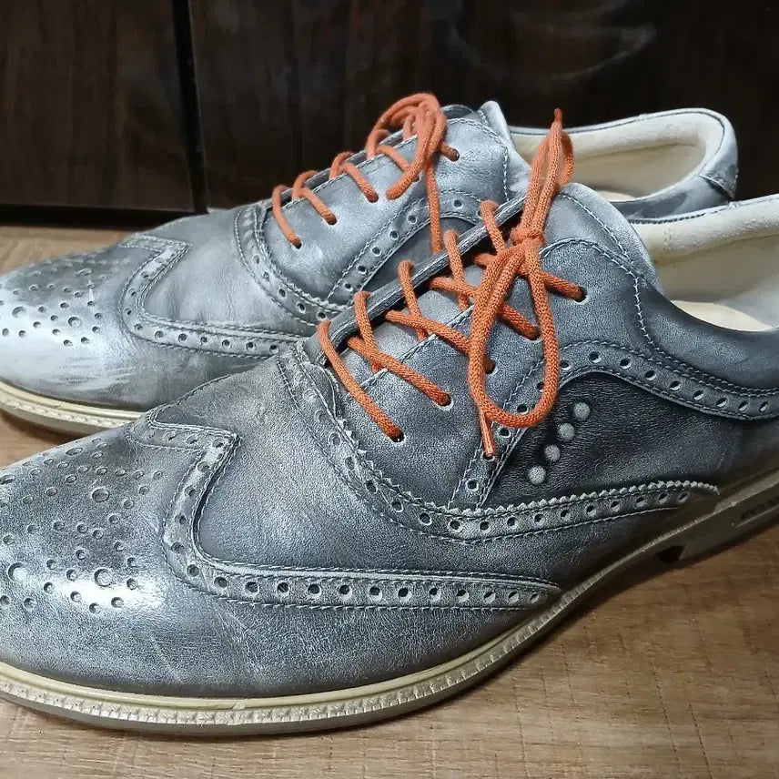 [BUNJANG] ECCO Wingtip Classic Vintage Golf Shoes (275mm) / ECCO 골프화  윙팁 클래식 빈티지 43(275mm)