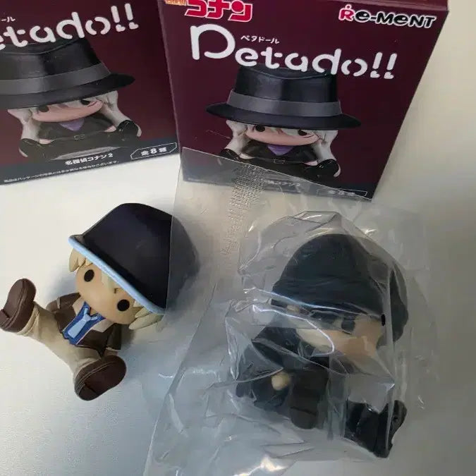 [BUNJANG] Detective Conan Amuro & Akai Pet doll Figure Bundle Set / 일괄) 명탐정 코난 아무로 아카이 페타돌 피규어
