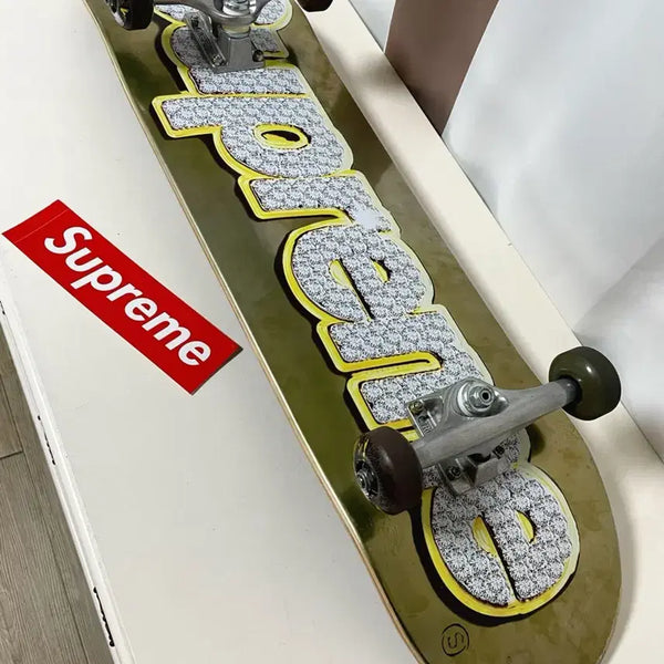 [BUNJANG] Supreme Bling Custom Premium Skateboard / 슈프림 블링 커스텀 프리미엄 스케이트보드
