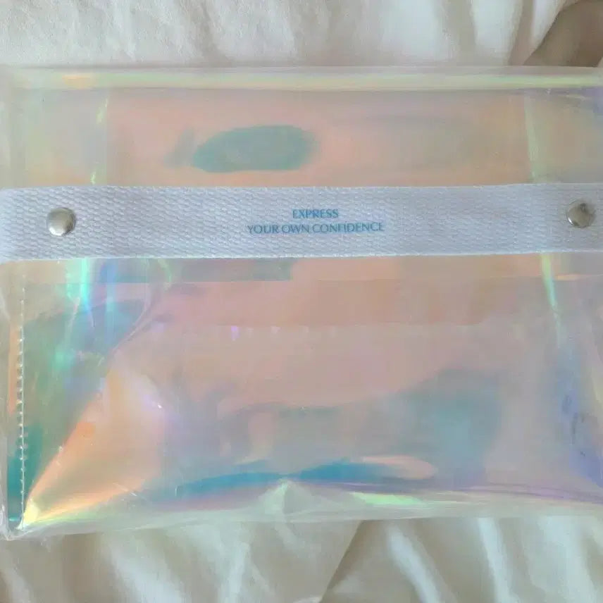 [BUNJANG] Clio Hologram Clear Pouch / 클리오 홀로그램 투명 파우치 (새상품)