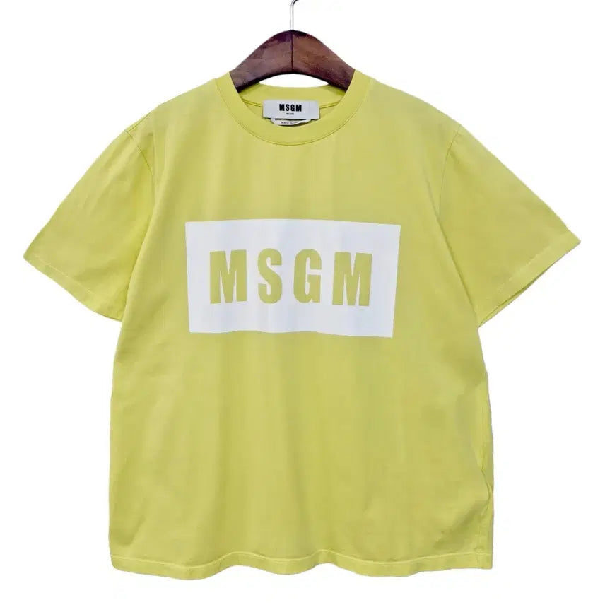 [BUNJANG] MSGM Box Logo T-Shirt / #MSGM 박스 로고 매장정품 d400