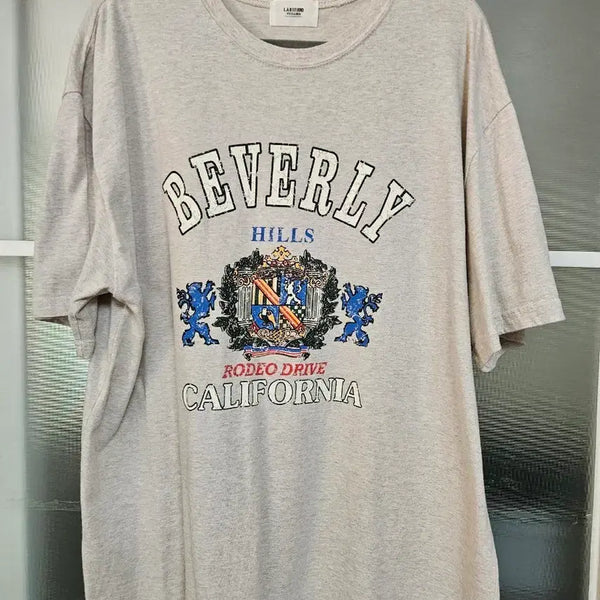 [BUNJANG] Oatmeal Oversized Fit Short Sleeve T-Shirt / 오버핏 반팔 티셔츠