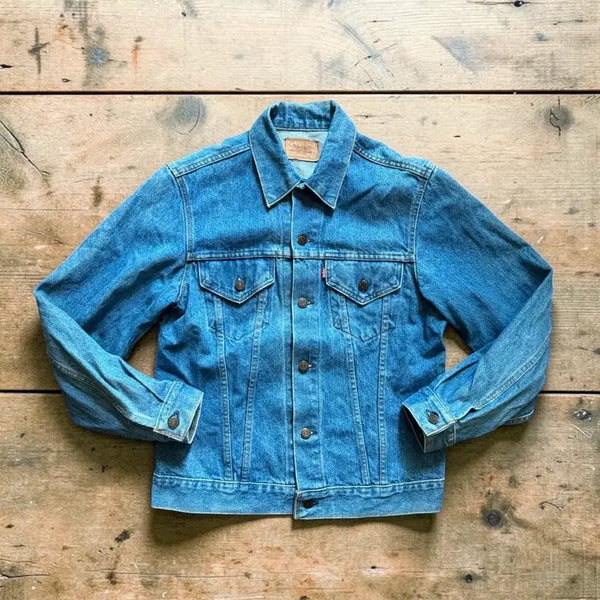 [BUNJANG] Levi's 70505-0217 Type 3 Denim Trucker Jacket (USA 70s) / USA 70s 리바이스 70505-0217 타입 3 데님 트러커