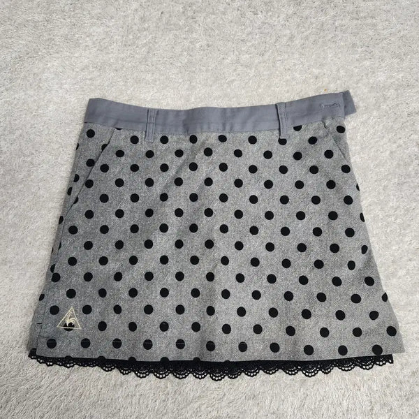 [BUNJANG] Le Coq Sportif Golf Dot Pattern Lace Skirt / [정품] 르꼬끄 골프 도트 패턴 레이스 스커트 69-91