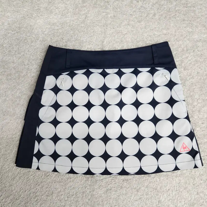 [BUNJANG] Le Coq Sportif Women's Polka Dot Culotte Skirt Navy 69 / [정품] 르꼬끄 골프 여성 도트 큐롯 스커트 네이비 69