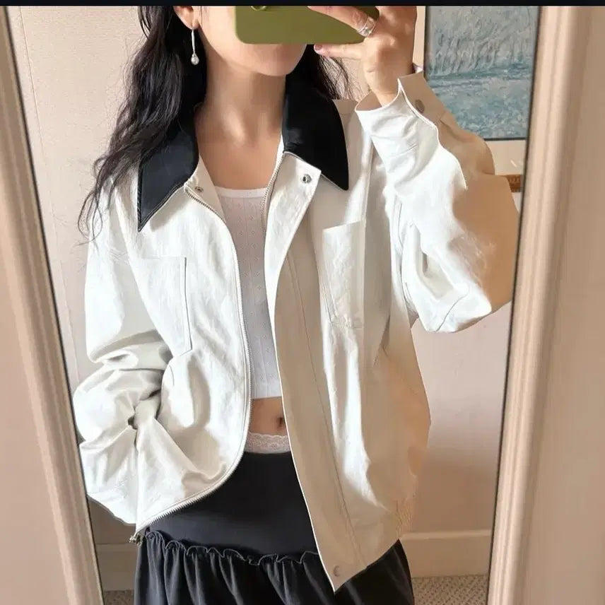 [BUNJANG] Bymoood Rough Work Blouson Ivory / 바이무드 Rough Work 블루종 [새상품]