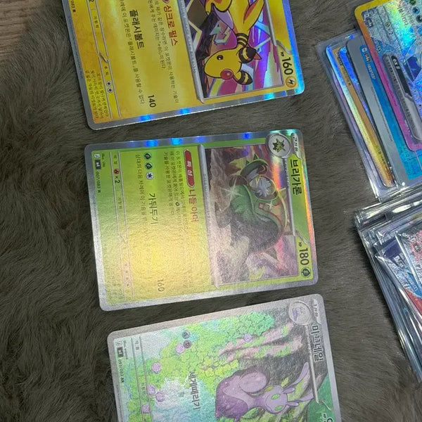 [BUNJANG] Dragonite, Chesnaught, Carbink Pokémon Cards Set / 포켓몬카드 전룡 브리가론 미끄네일 판매