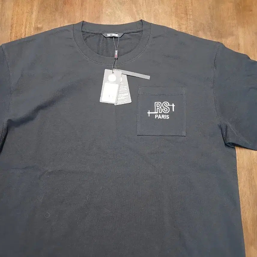 [BUNJANG] Raf Simons RS Paris Pocket T-Shirt Black / 라프시몬스 RS Paris 포켓 티셔츠 블랙