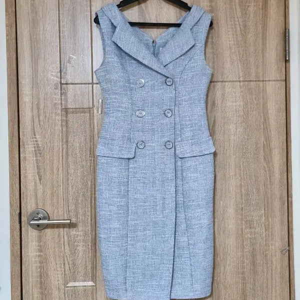 [BUNJANG] Chicline Tweed Dress / 시크라인 트위드 원피스