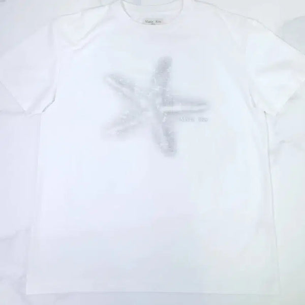 [BUNJANG] Matin Kim Starfish Graphic T-Shirt / 마뗑킴 불가사리 프린팅 반팔티 F