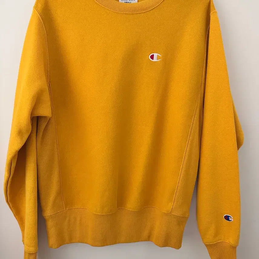 [BUNJANG] Champion Reverse Weave Sweatshirt Mustard Yellow Size S / S]챔피온 리버스위브 맨투맨 S 겨자색