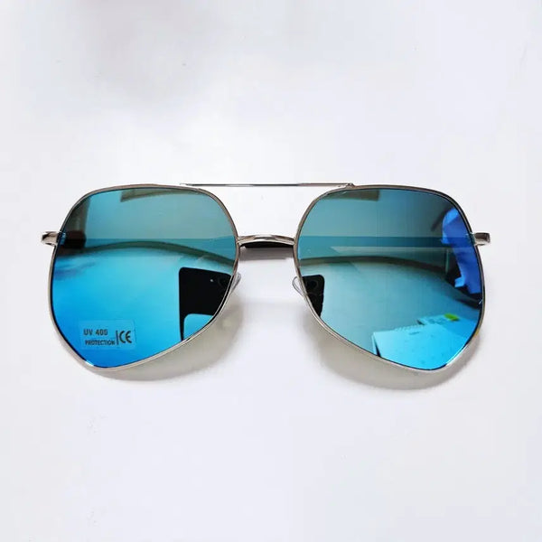 [BUNJANG] Blue Mirror Aviator Sunglasses with Polarized Lenses for Driving and Outdoor Activities / 편광그림인증,야간눈부심방지]블루미러 보잉 선글라스 낚시 자전거 골프 차량