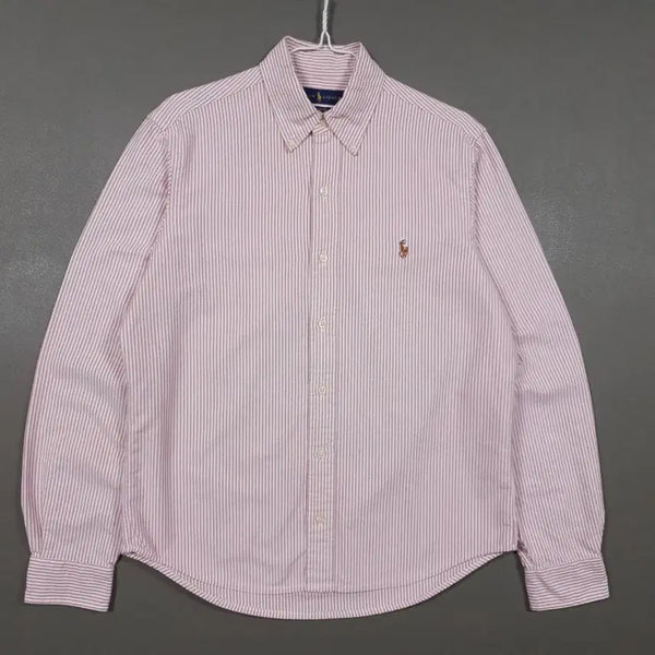 [BUNJANG] Polo Ralph Lauren 21SS Multi-Pony Stripe Shirt / 실측 M 폴로 랄프로렌 신형 21ss 큐알 멀티포니 스트라이프 셔츠 남방