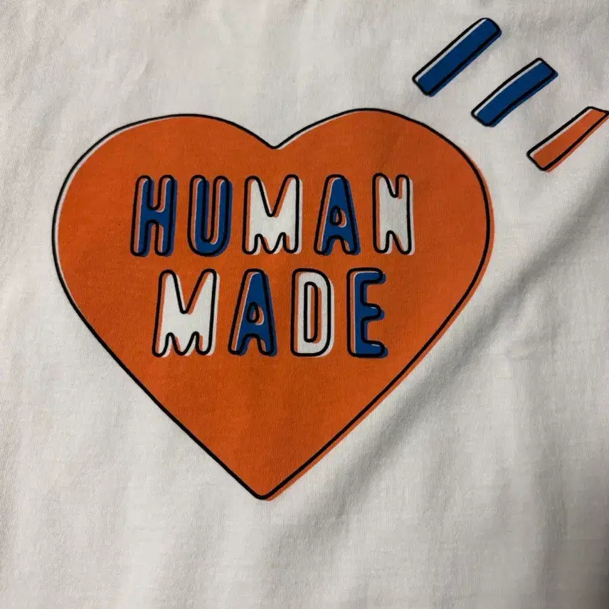 [BUNJANG] Human Made Graphic Long Sleeve T-Shirt White XXL / 휴먼메이드 그래픽 롱슬리브 티셔츠 화이트 xxl