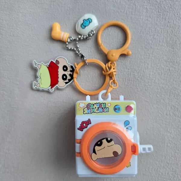 [BUNJANG] Crayon Shin-chan Washing Machine Keychain / 짱구 세탁기 키링