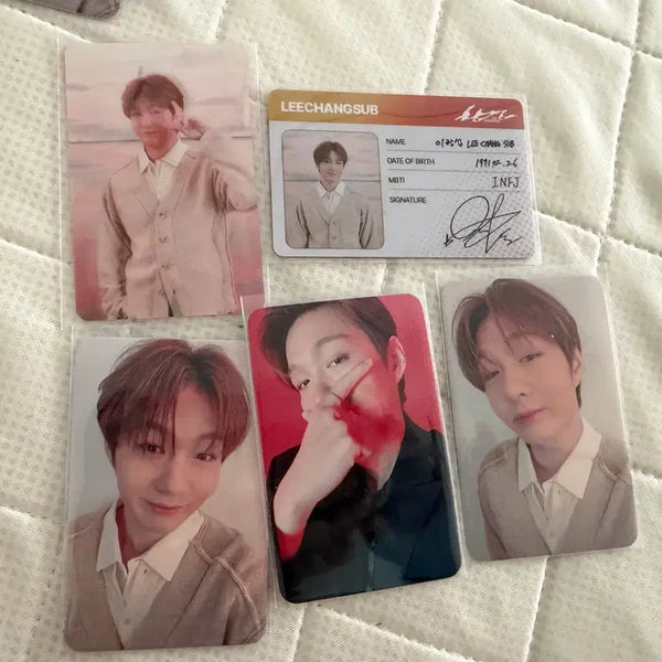 [BUNJANG] Lee Changsub National Tour Seoul Fan Booth Photocard Set / 이창섭 전국투어 서울 팬부스 포카세트입니다.