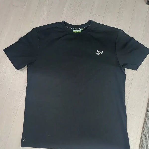 [BUNJANG] Vice Golf Black Short Sleeve T-Shirt XL / VICE GOLF 바이스 골프 블랙 반팔 티셔츠 xl사이즈