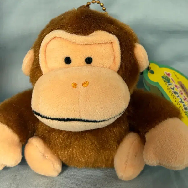 [BUNJANG] Gorilla Plush Keychain / 고리라부라자즈 봉제인형키링, 고릴라인형키링