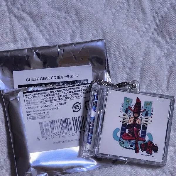 [BUNJANG] Guilty Gear CD Keychain Ino / 길티기어 CD풍 키체인 이노