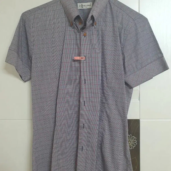[BUNJANG] Check Pattern Short Sleeve Shirt / 체크패턴 반팔 셔츠
