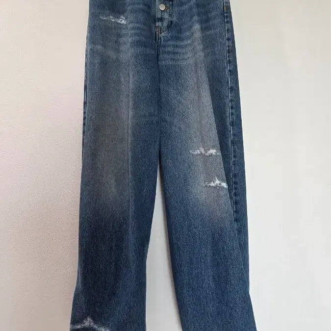 [BUNJANG] MM6 Maison Margiela Wide Denim Pants Size 26 / MM6 메종 마르지엘라 와이드 데님 26