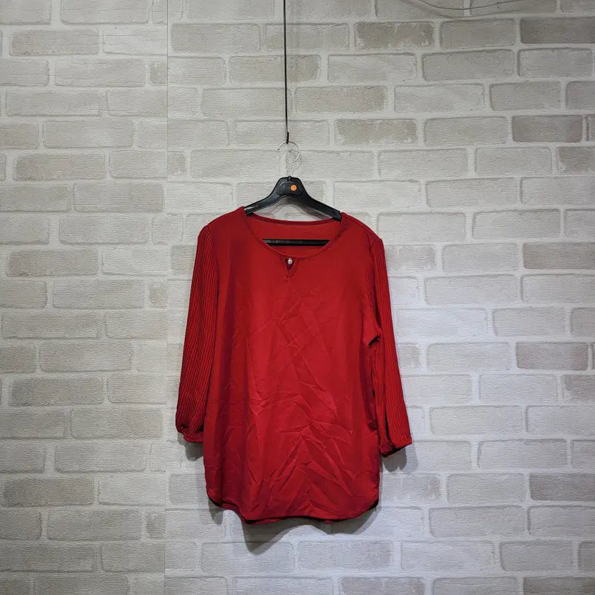 [BUNJANG] Red Blouse / ㅈ175 레드 블라우스 66