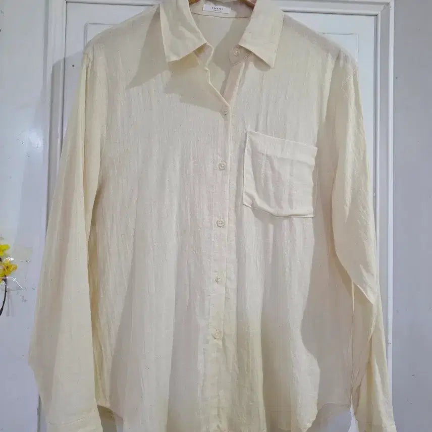 [BUNJANG] Cotton Blend Spandex Long-Sleeve Shirt / 봄  여름 고급스런  면 스판   남방셔츠  새상품