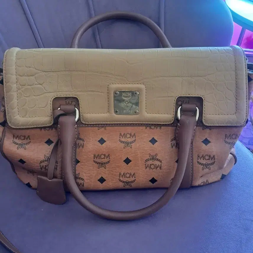 [BUNJANG] MCM Visetos Satchel Bag / MCM. 비세토스 사젤백 정품. 매장판 정품