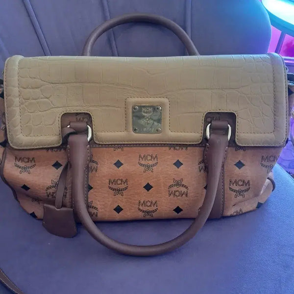 [BUNJANG] MCM Visetos Satchel Bag / MCM. 비세토스 사젤백 정품. 매장판 정품