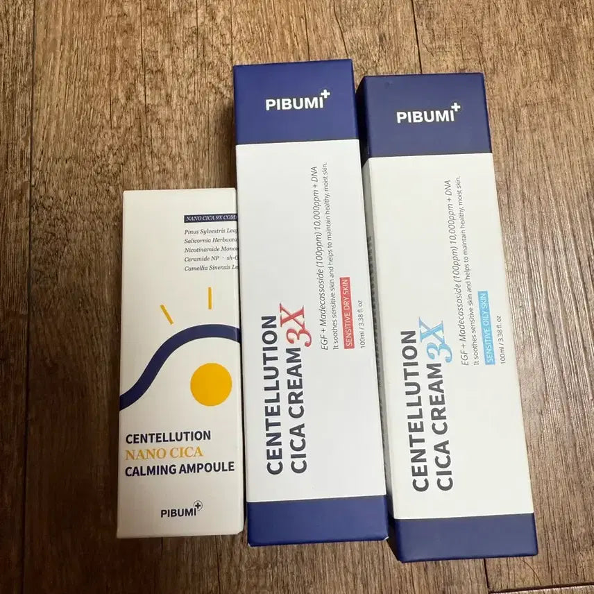 [BUNJANG] Pibumi Cica Cream and Ampoule Set / 피부미 시카크림, 앰플