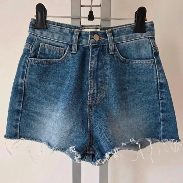 [BUNJANG] X2 Squared Washed Denim Blue Shorts - Size S (Near Mint) / X2 제곱 워싱 데님 청반바지-S(새상급)