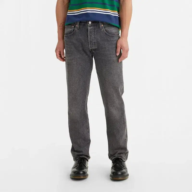 [BUNJANG] Levi's 501 93 Straight Denim Jeans Grey Black Size 32 / 리바이스 501 청바지 데님 그레이 블랙 32