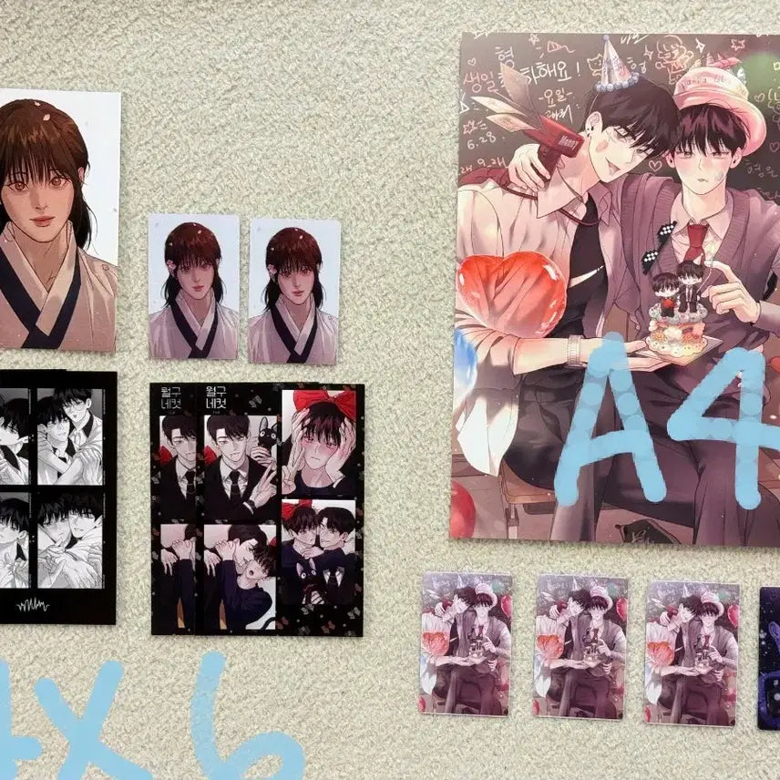 [BUNJANG] Yahwa Cheop (Nightcrimson) Nakyeom "Monday's Savior" & BL Photo Prints Bundle Set / 야화첩 나겸 월요일의구원자 월구 및 bl프박들 일괄정리