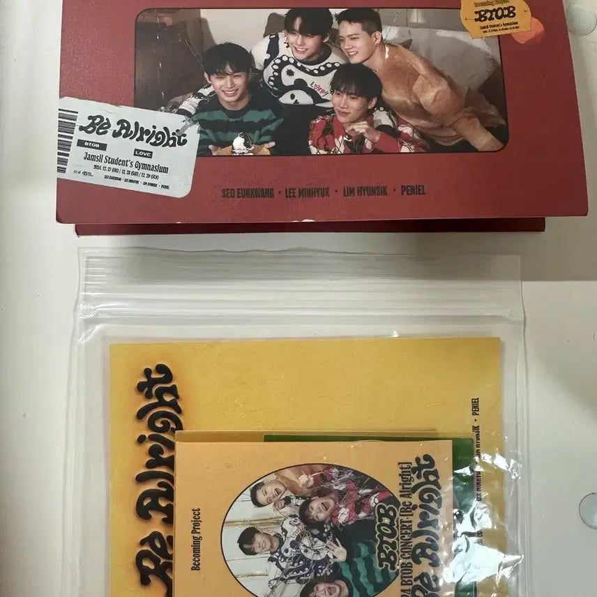 [BUNJANG] BTOB 2024 Be Alright Concert Goods Photocard Sticker Letter Card Set / (가격내림) 비투비 2024 비올라잇 콘서트 굿즈