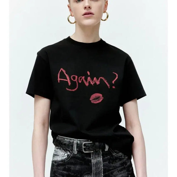 [BUNJANG] Andersson Bell Oversized Black T-Shirt / [앤더슨벨] 오버사이즈 검정색 티셔츠