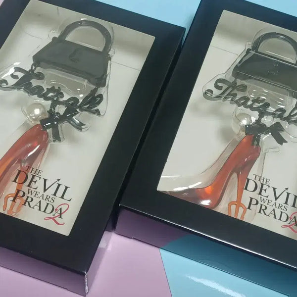 [BUNJANG] The Devil Wears Prada Shoe and Bag Charm Keychain / 새상품 악마는 프라다를 입는다 구두가방 키링