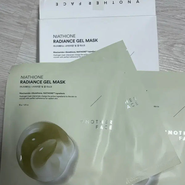 [BUNJANG] Another Face Naiachion Hydrogel Mask Pack (3 Sheets) / 기미잡티/광채모공팩] 어나더페이스 나이아치온 하이드로겔 마스크팩 3매