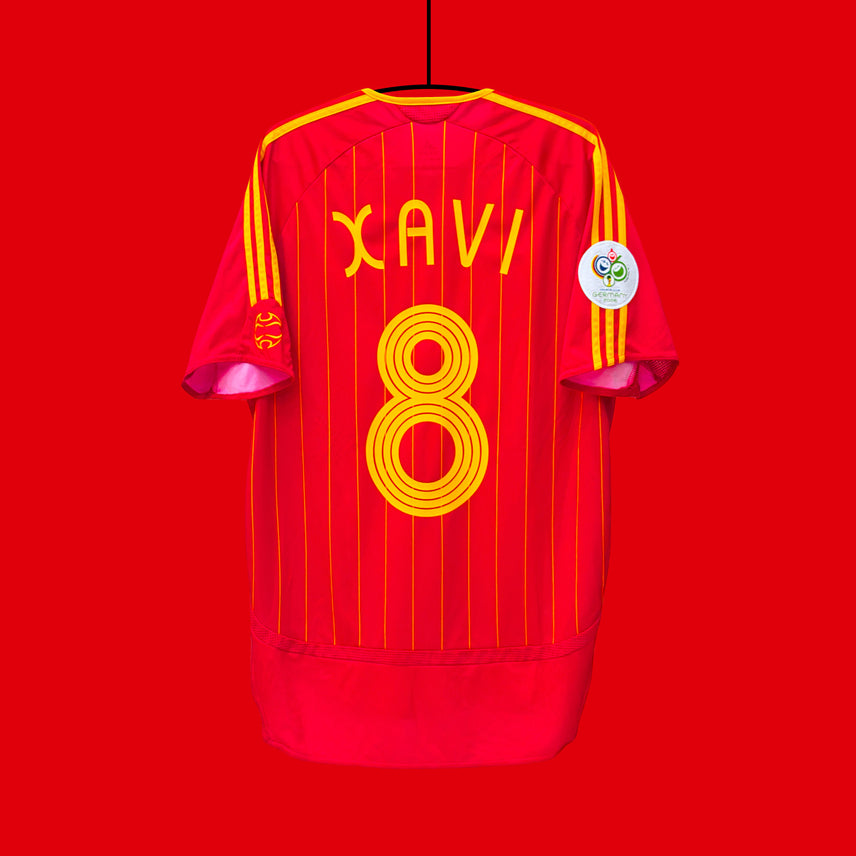 [BUNJANG] Adidas Spain 2006/2008 World Cup Home Xavi #8 Jersey - Men's M / 정품 아디다스 스페인 유니폼 06 08 월드컵 홈 사비 8 해외 M