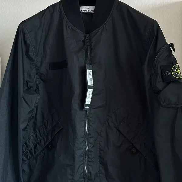 [BUNJANG] Stone Island Membrana Breathable Jacket Black L (105) / 스톤아일랜드 멤브라나 브리더블 자켓 25ss L(105)