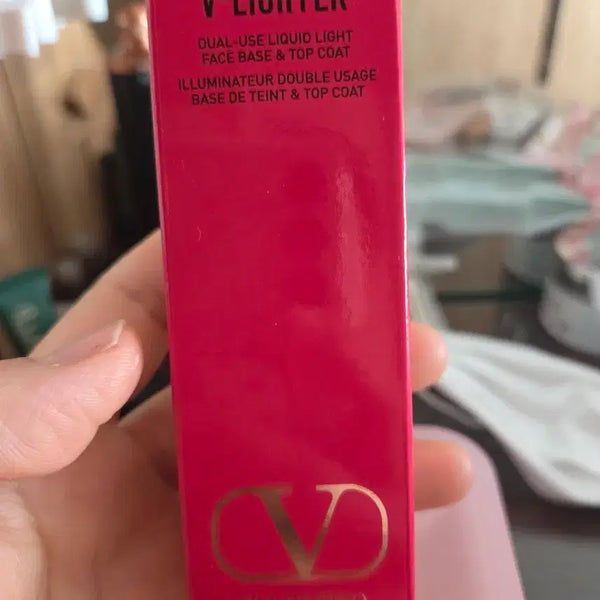 [BUNJANG] Valentino V-Lighter Rosa Dual Liquid Light Primer / 발렌티노 V-Lighter 로사 프라이머 하이 라이트 새상품