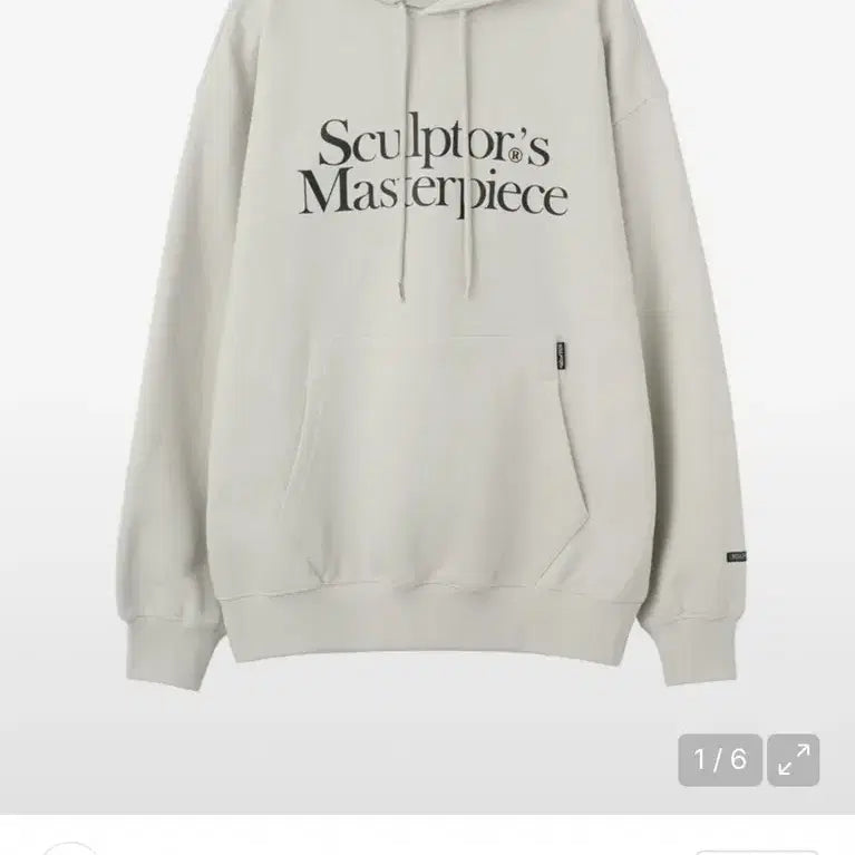 [BUNJANG] Sculptor Masterpiece Hoodie Ivory M / 스컬프터 마스터피스 아이보리 후드티