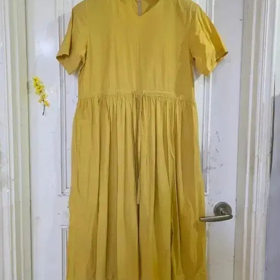 [BUNJANG] Linen Blend Summer Long Dress / 여름 시원한 고급스러운  바스락면  롱원피스