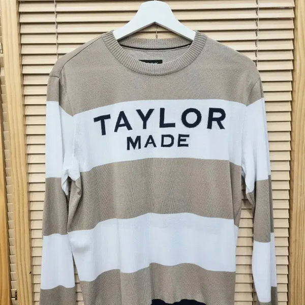 [BUNJANG] TaylorMade Men's Round Neck Knit Sweater / 테일러메이드 남성 라운드 니트
