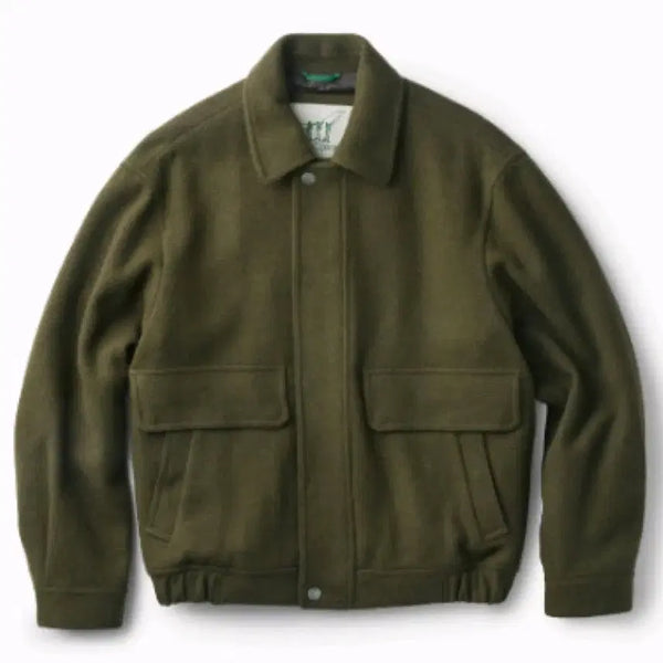 [BUNJANG] Henry Cotton's 25FW Wool Zip-up Blouson 105 / 헨리코튼 25fw 울 집업 블루종 105