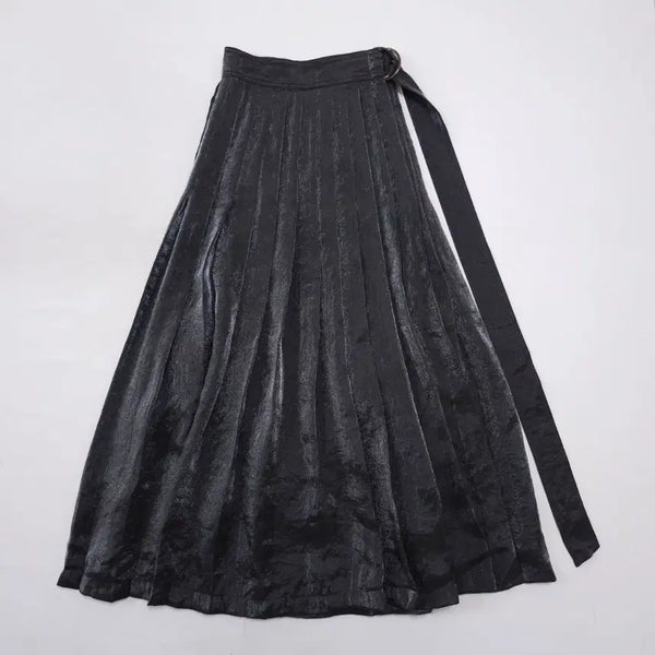 [BUNJANG] Buru Hahha Pleated Wrap Skirt / s) 부루하하 플리츠 랩스커트