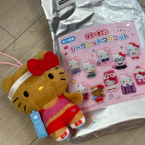 [BUNJANG] School Collection Tanning Kitty Mascot Keychain (Unused) / (미사용)스쿨컬렉션 랜덤 태닝키티 마스코트 키링