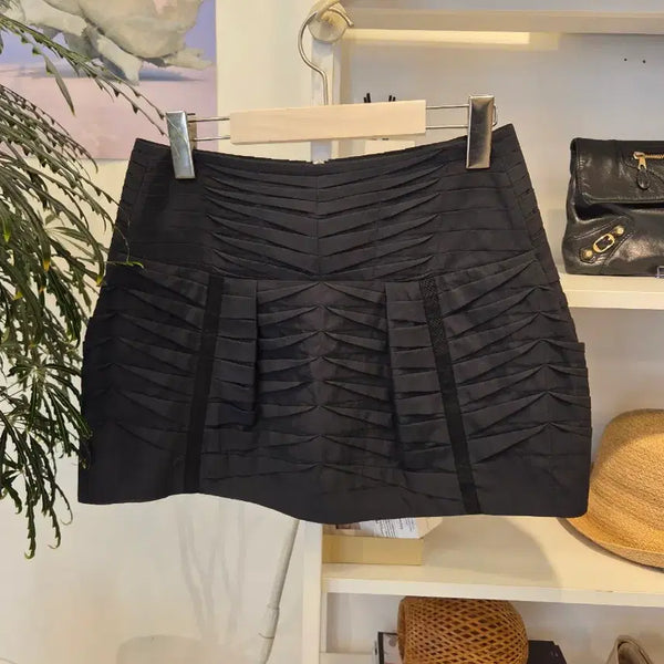 [BUNJANG] System Pleated Mini Skirt (with built-in shorts) / 시스템 주름 미니 스커트 (속바지있음)