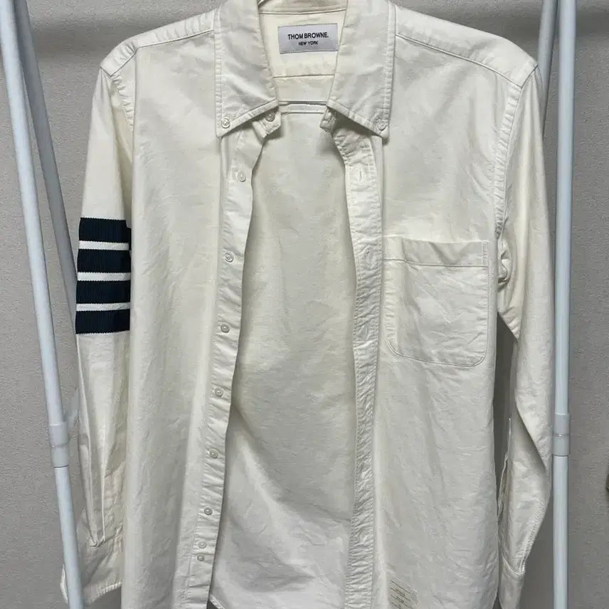 [BUNJANG] Thom Browne Striped Oxford Shirt Size 1 / [정품] 톰브라운 사선 옥스포드 셔츠 Size:1