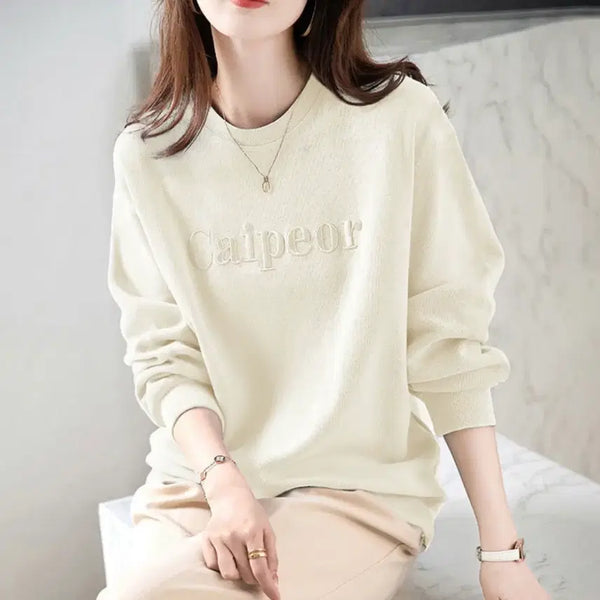 [BUNJANG] Women's Thin Loose-Fit Sweatshirt / 여성 얇은 루즈핏 맨투맨 M 새상품